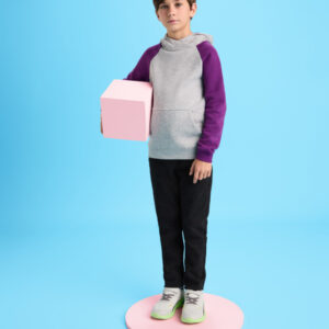 sweatshirt com capuz liso (rapaz)