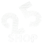 logo shop25 branco no space